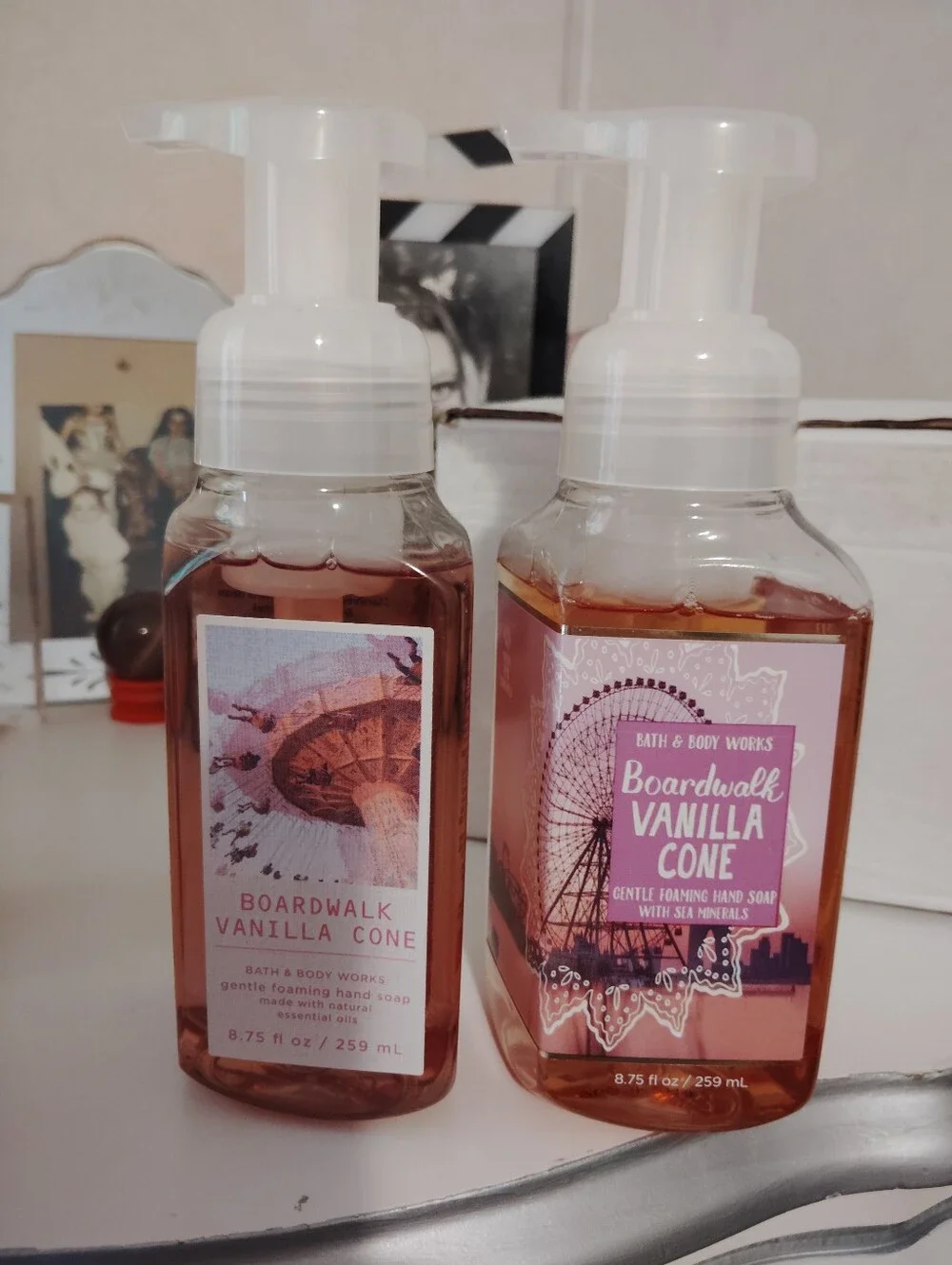 RARE NEW Bath & Body Works Boardwalk Vanilla Cone Set Candle Wallflowers Soaps